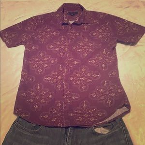 Kaleidoscope Print Button Up